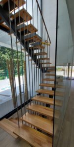 Escaleras madera abiertas | Carpinteria de madera Carballo